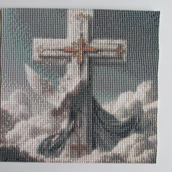 Cross with Dove Finished Diamond Art Item #1312025 - Picture 1 of 1